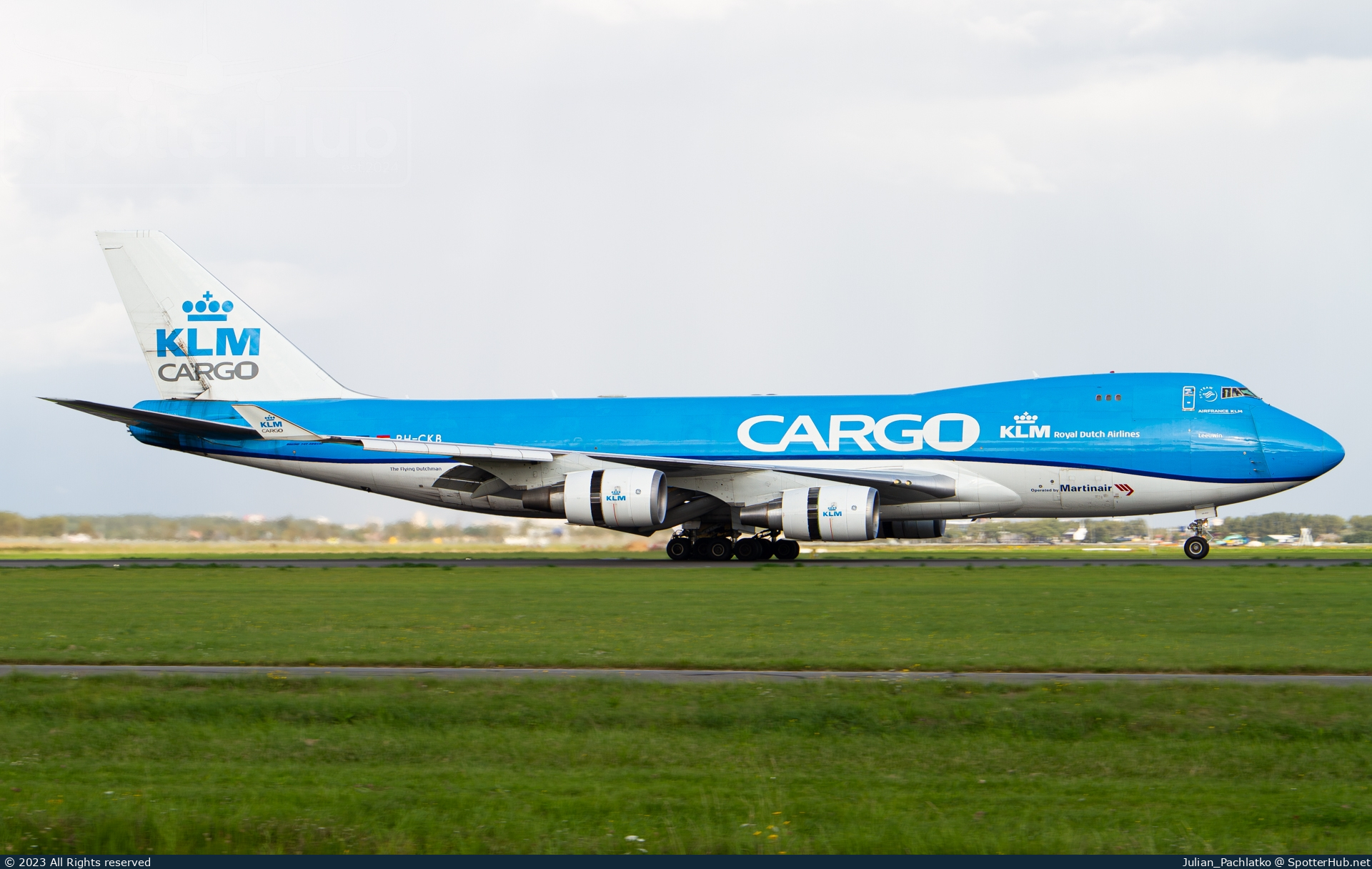 Photo of PH-CKB - Boeing 747-406F(ER) operated by KLM Cargo (opb Martinair)
