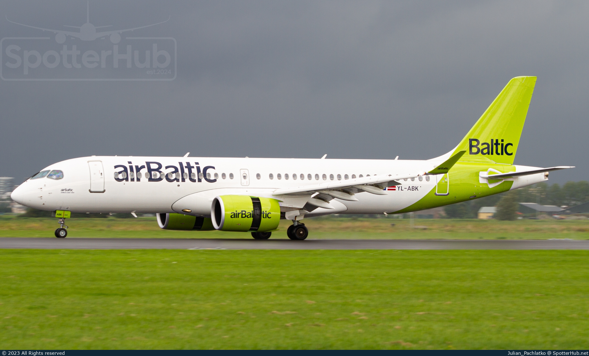 Photo of YL-ABK - Airbus A220-300 operated by airBaltic
