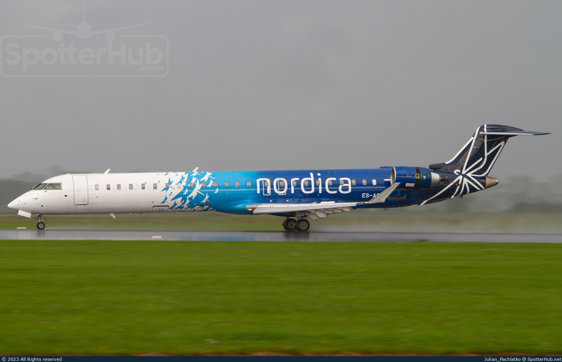 Photo of ES-ACC - Bombardier CRJ-900ER operated by Nordica (opb Xfly)