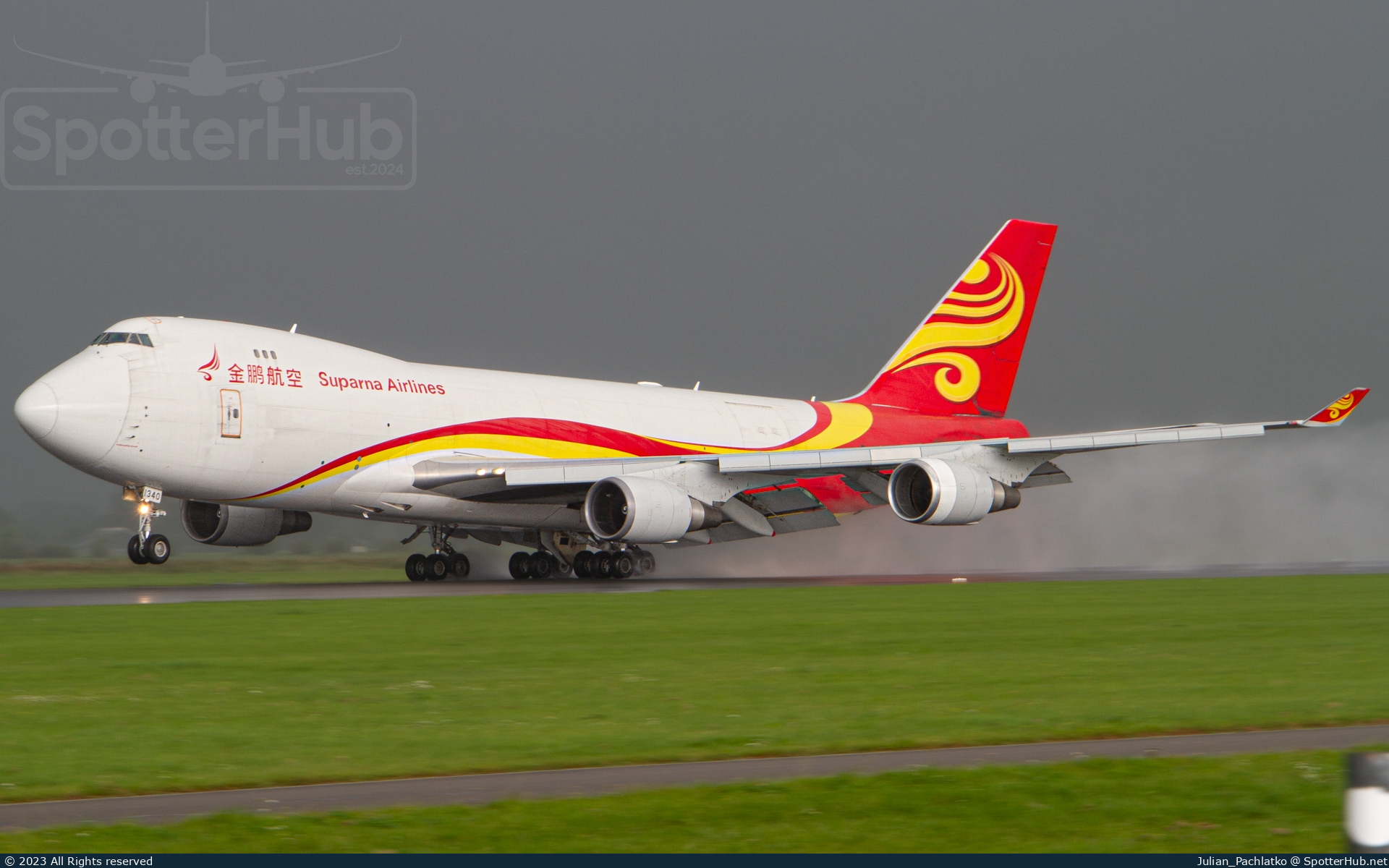 Photo of B-1340 - Boeing 747-4HAF(ER) operated by Suparna Airlines