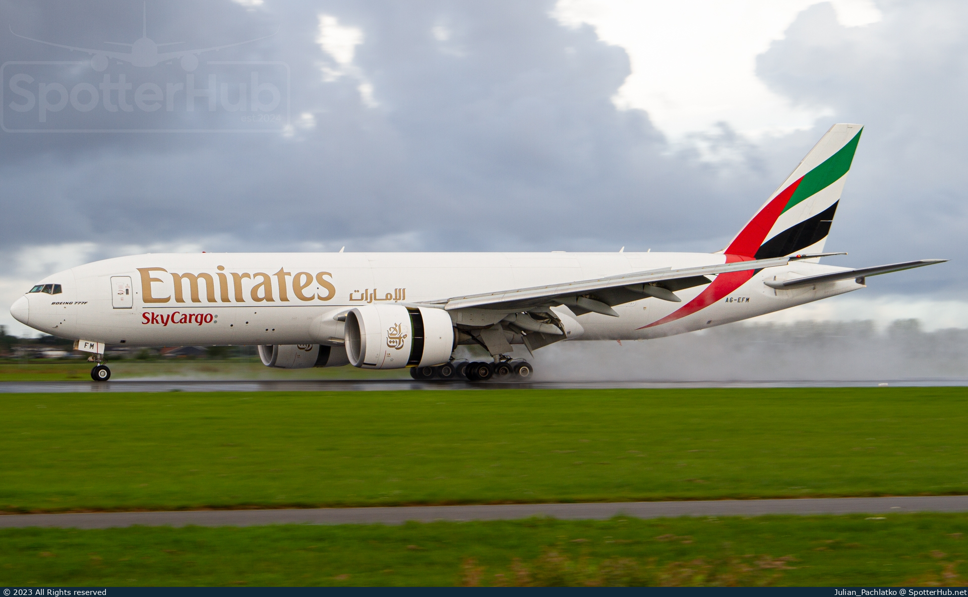 Photo of A6-EFM - Boeing 777-F1H operated by Emirates SkyCargo