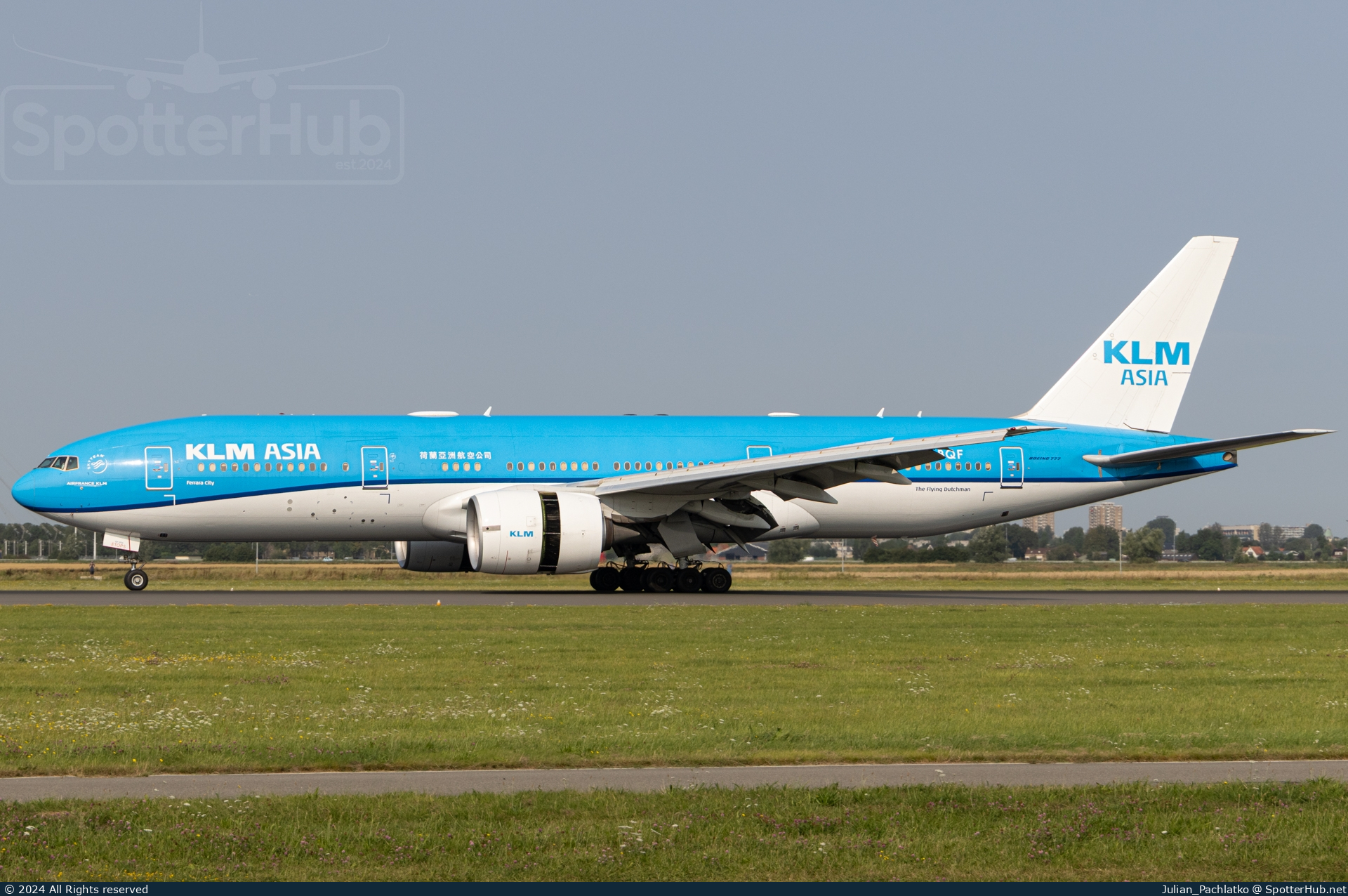 Photo of PH-BQF - Boeing 777-206(ER) operated by KLM Asia