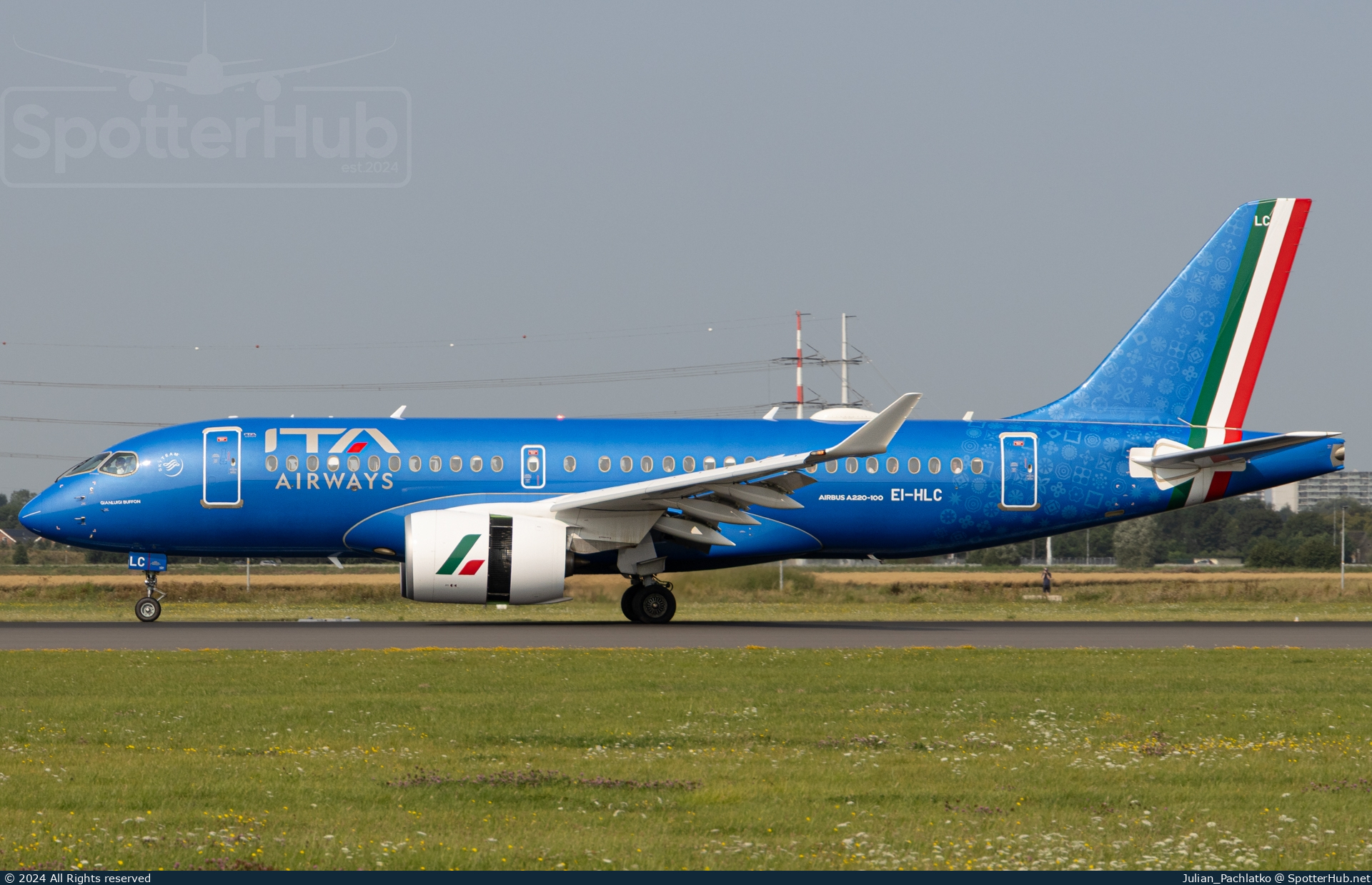 Photo of EI-HLC - Airbus A220-100 operated by ITA Airways