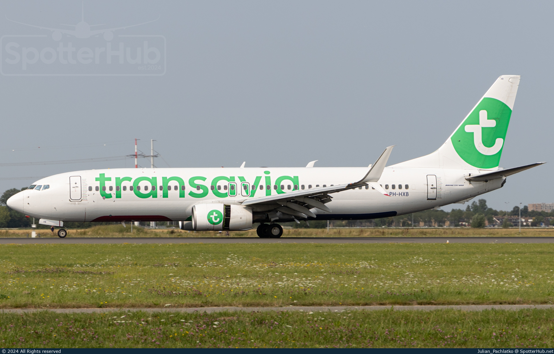 Photo of PH-HXB - Boeing 737-8K2 operated by Transavia