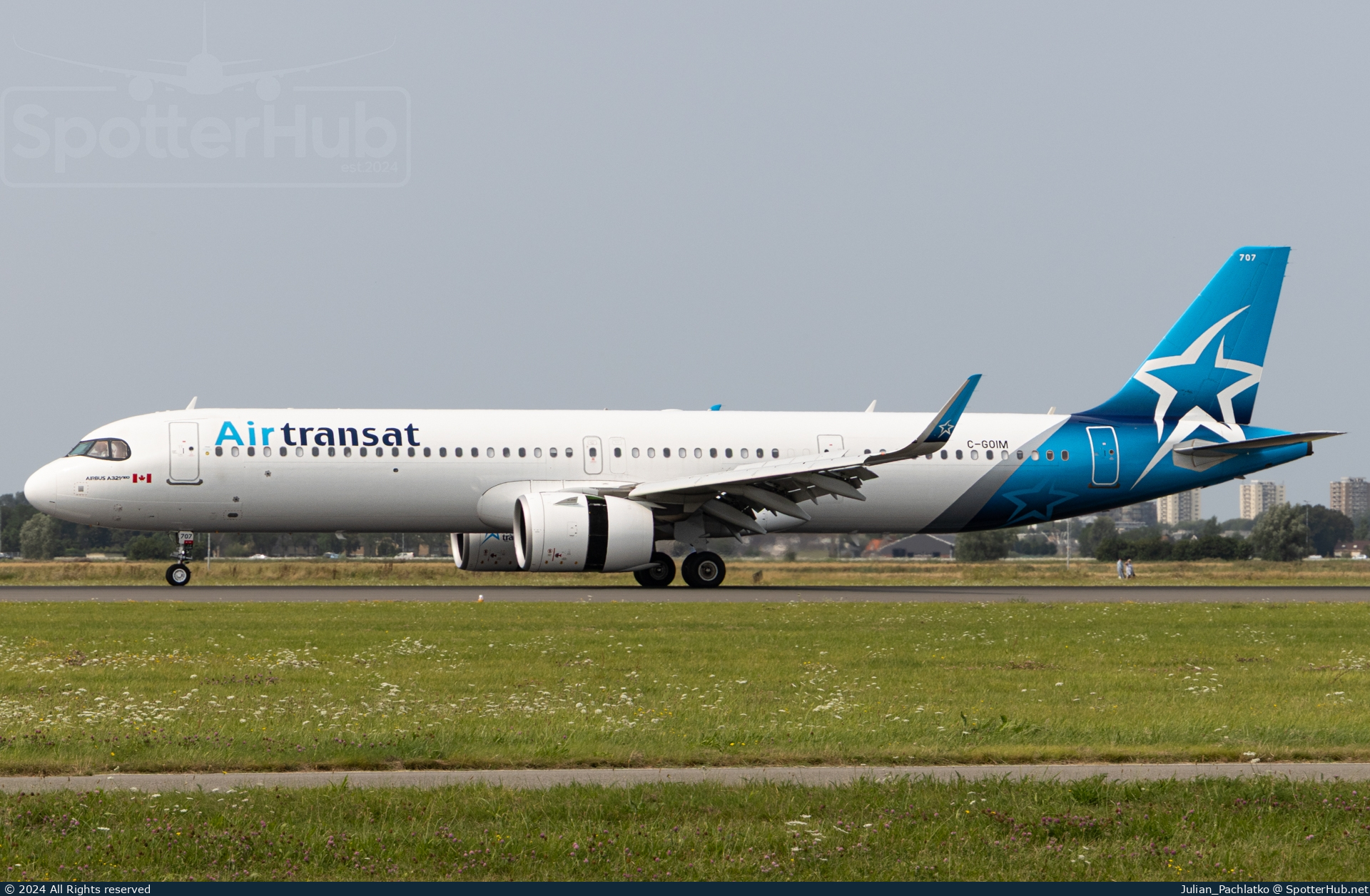 Photo of C-GOIM - Airbus A321-271NX operated by Air Transat