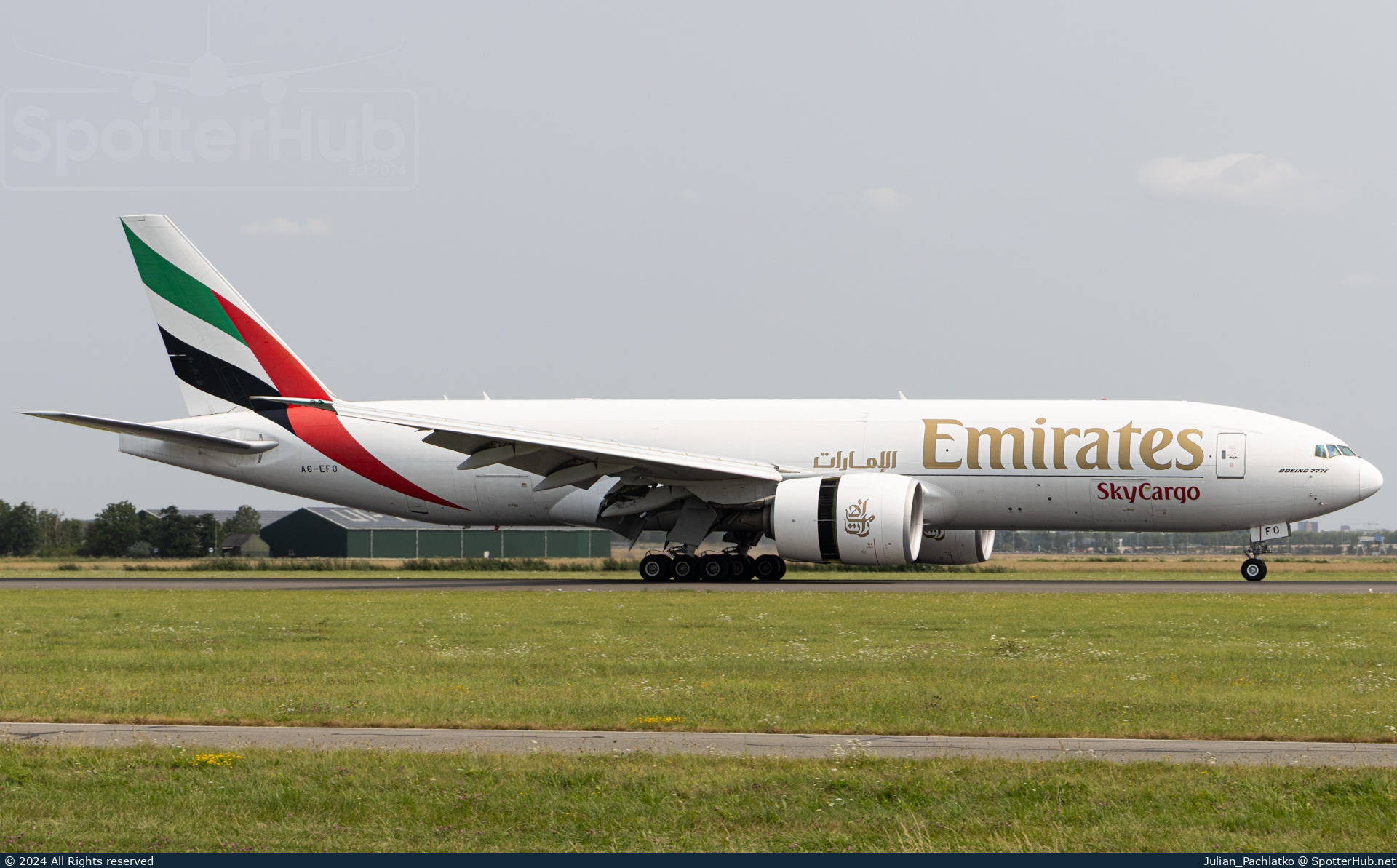 Photo of A6-EFO - Boeing 777-F1H operated by Emirates SkyCargo