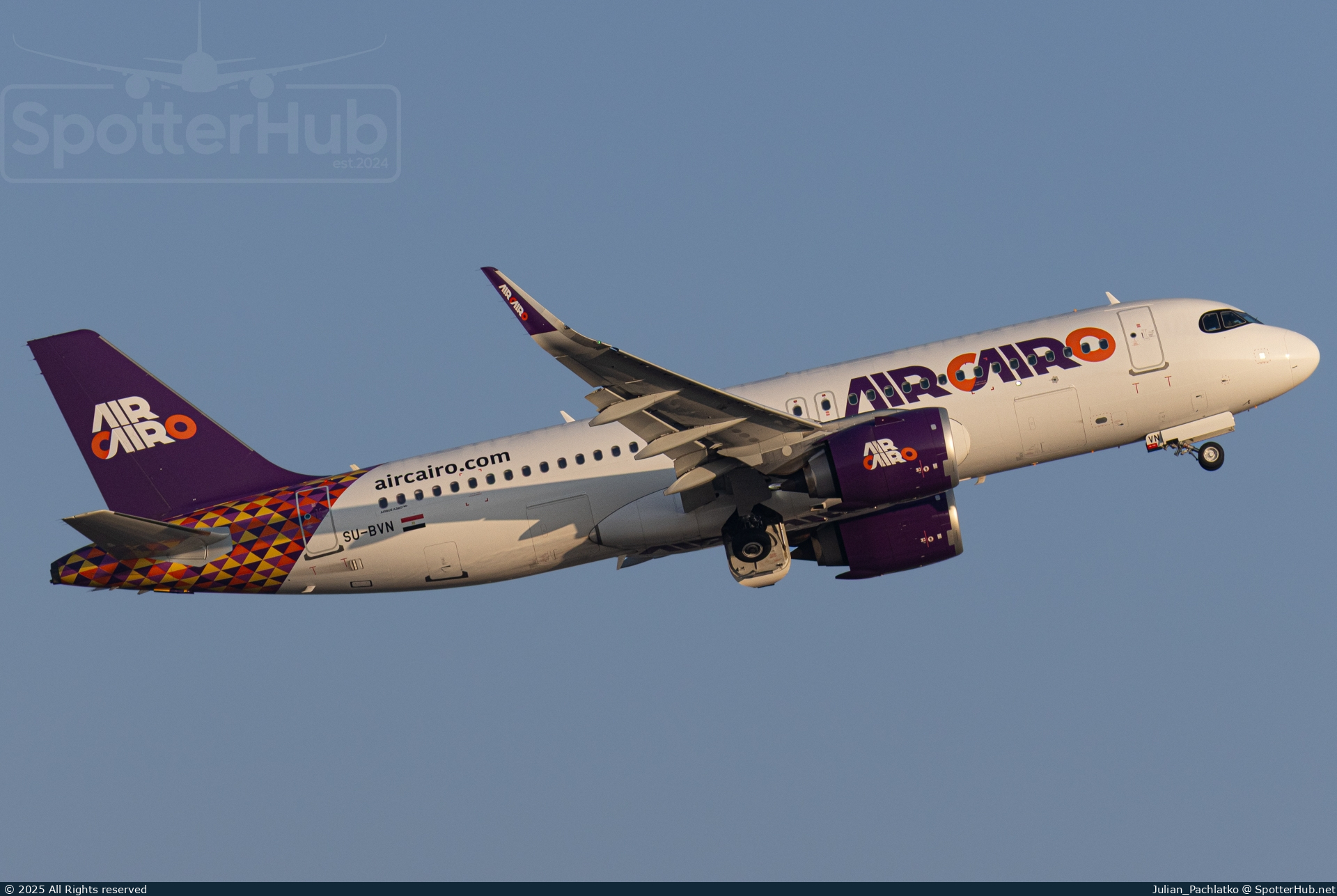 Photo of SU-BVN - Airbus A320-251N operated by Air Cairo