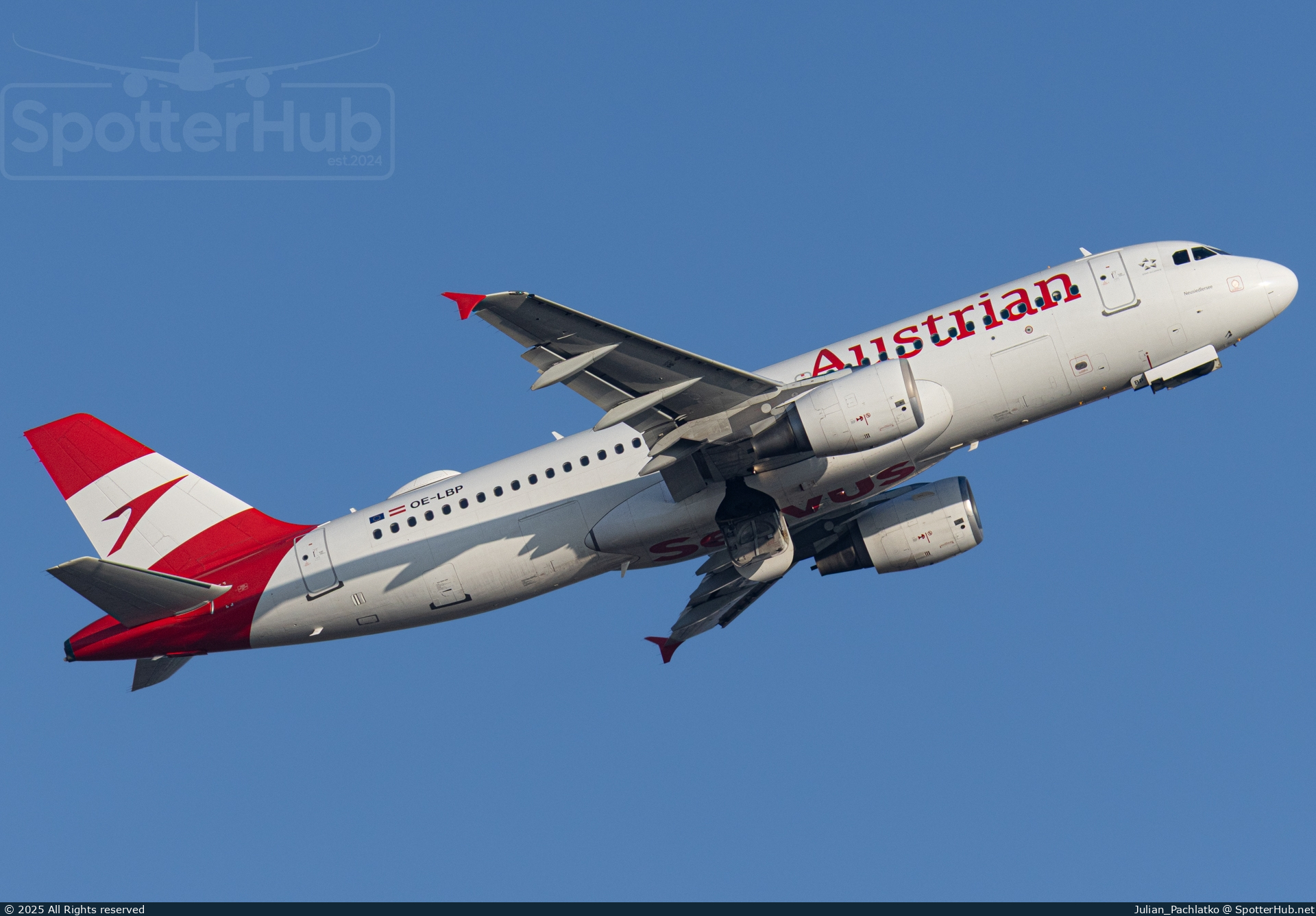 Photo of OE-LBP - Airbus A320-214 operated by Austrian Airlines