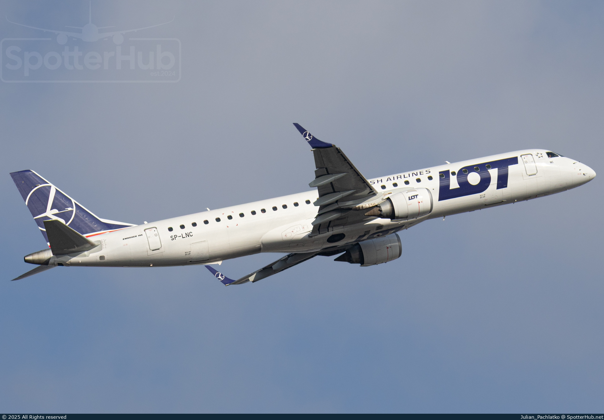 Photo of SP-LNC - Embraer ERJ-195LR operated by LOT Polish Airlines