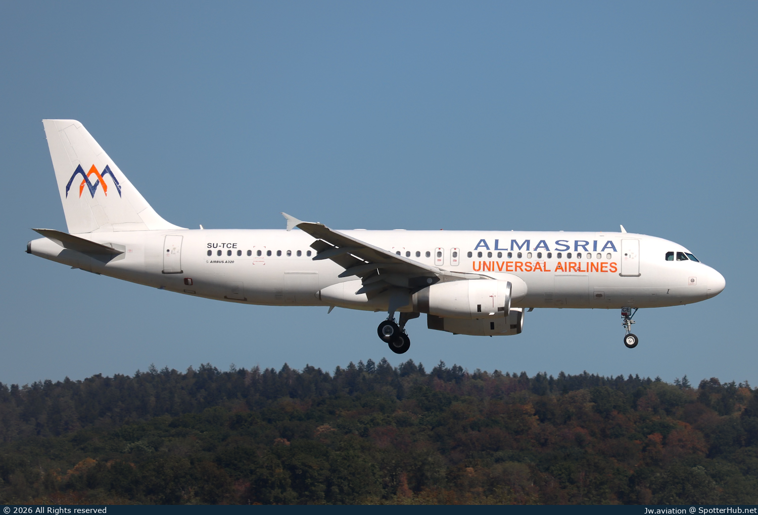 Photo of SU-TCE - Airbus A320-232 operated by AlMasria Universal Airlines