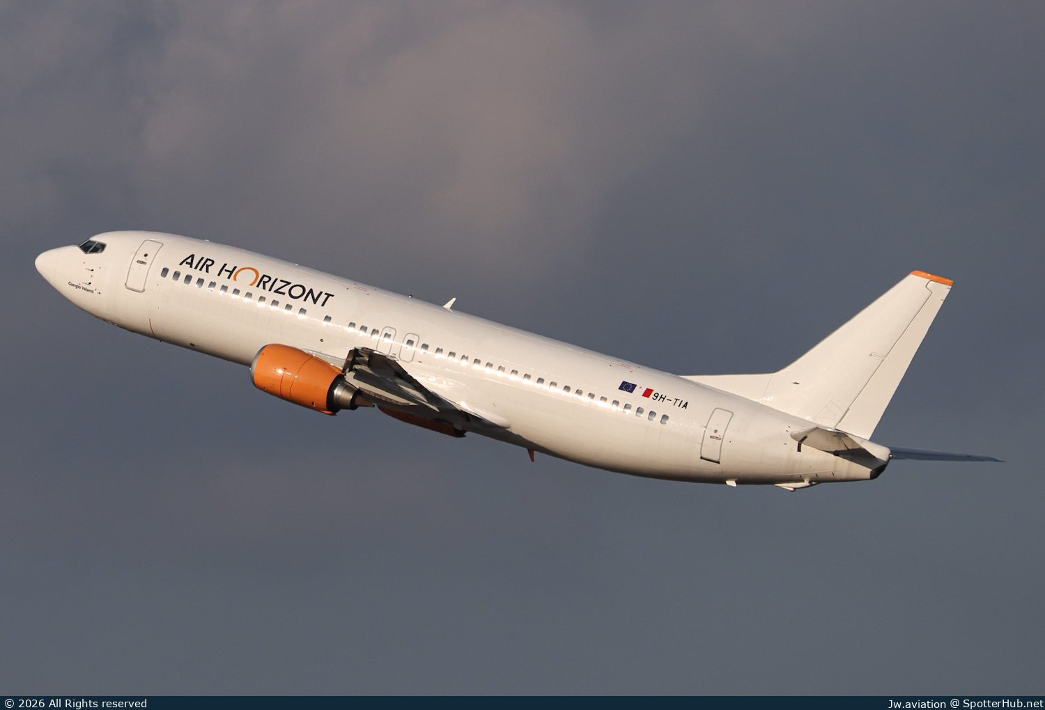 Photo of 9H-TIA - Boeing 737-430 operated by Air Horizont