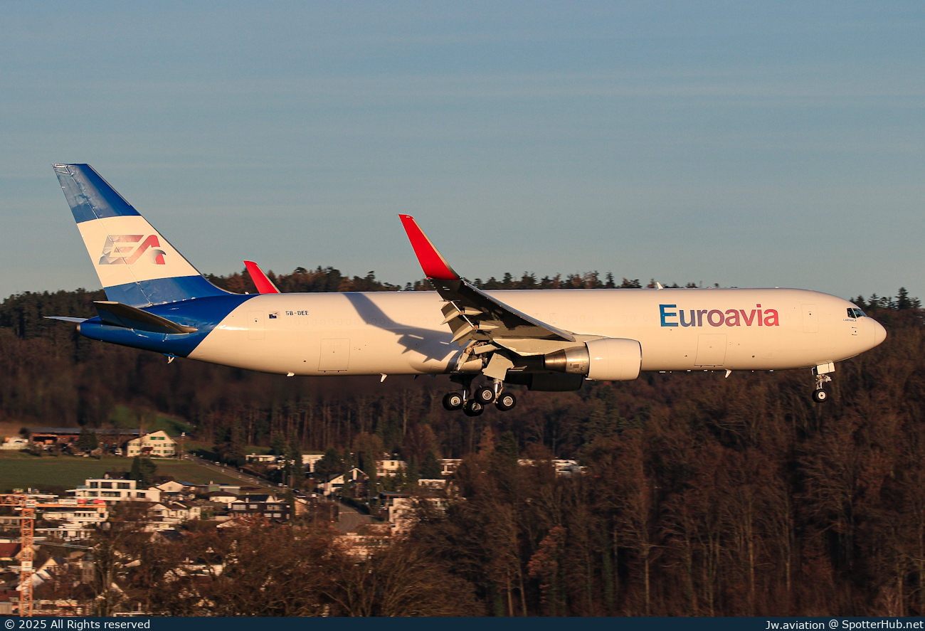 Photo of 5B-DEE - Boeing 767-330(ER)(BDSF) operated by Euroavia Airlines