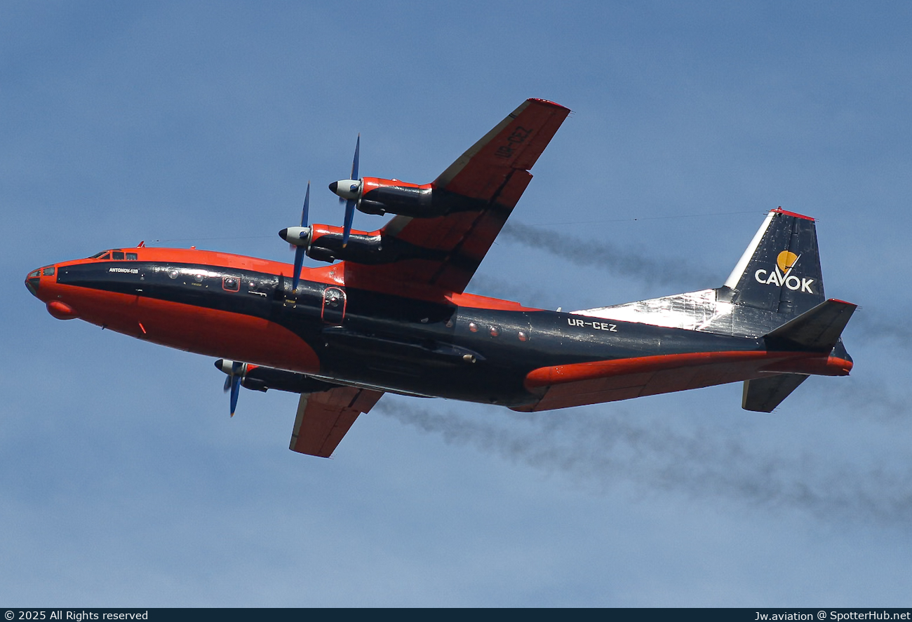 Photo of UR-CEZ - Antonov An-12BK operated by Cavok Air