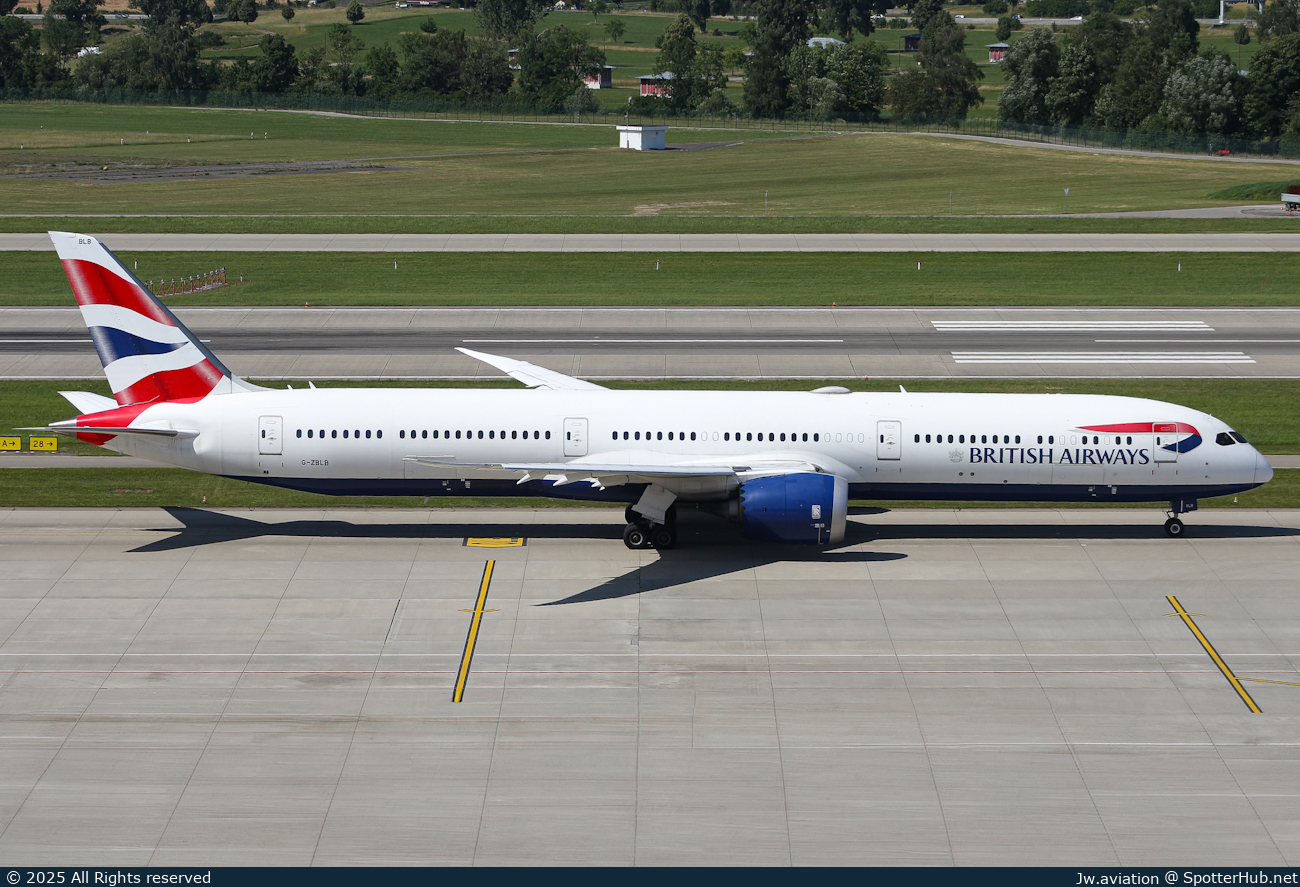 Photo of G-ZBLB - Boeing 787-10 Dreamliner operated by British Airways