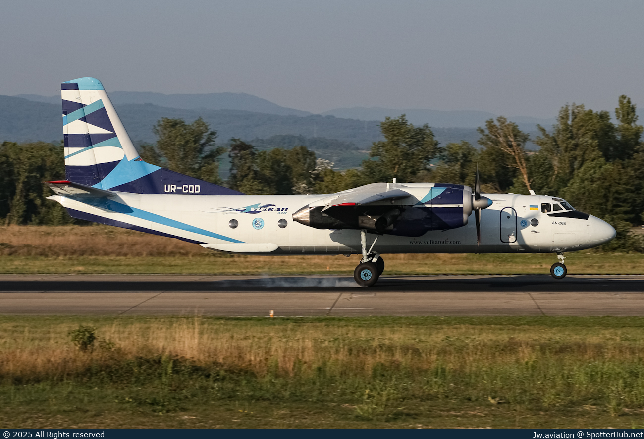 Photo of UR-CQD - Antonov An-26B operated by Vulkan Air