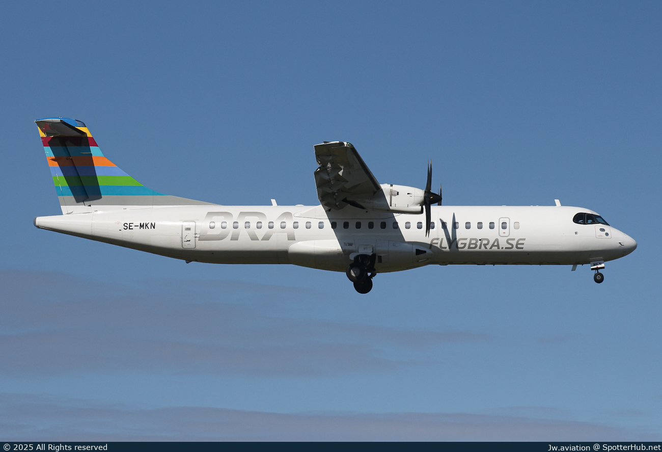 Photo of SE-MKN - ATR 72-600 operated by Braathens Regional Airways