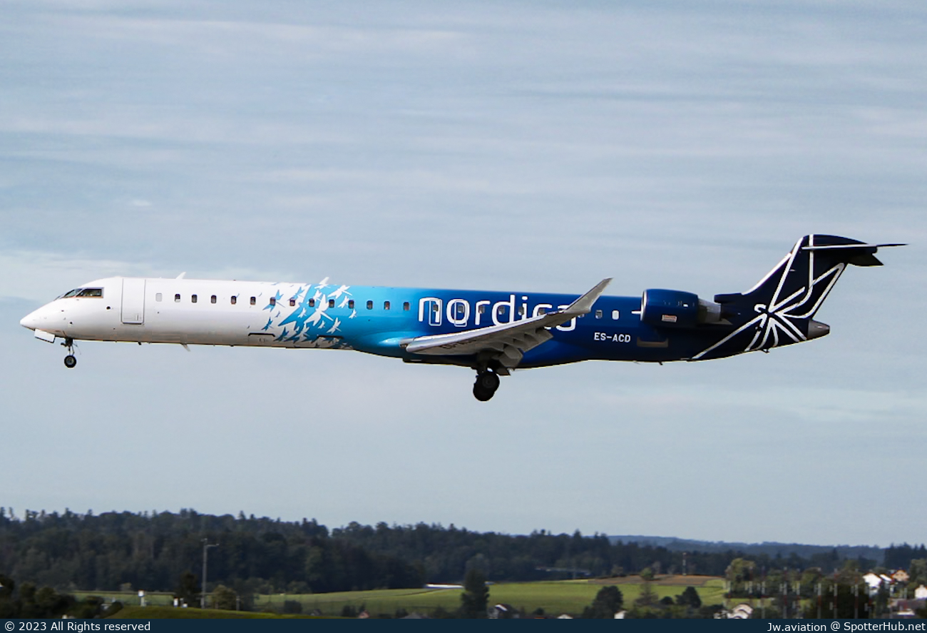 Photo of ES-ACD - Bombardier CRJ-900ER operated by Nordica (opb Xfly)