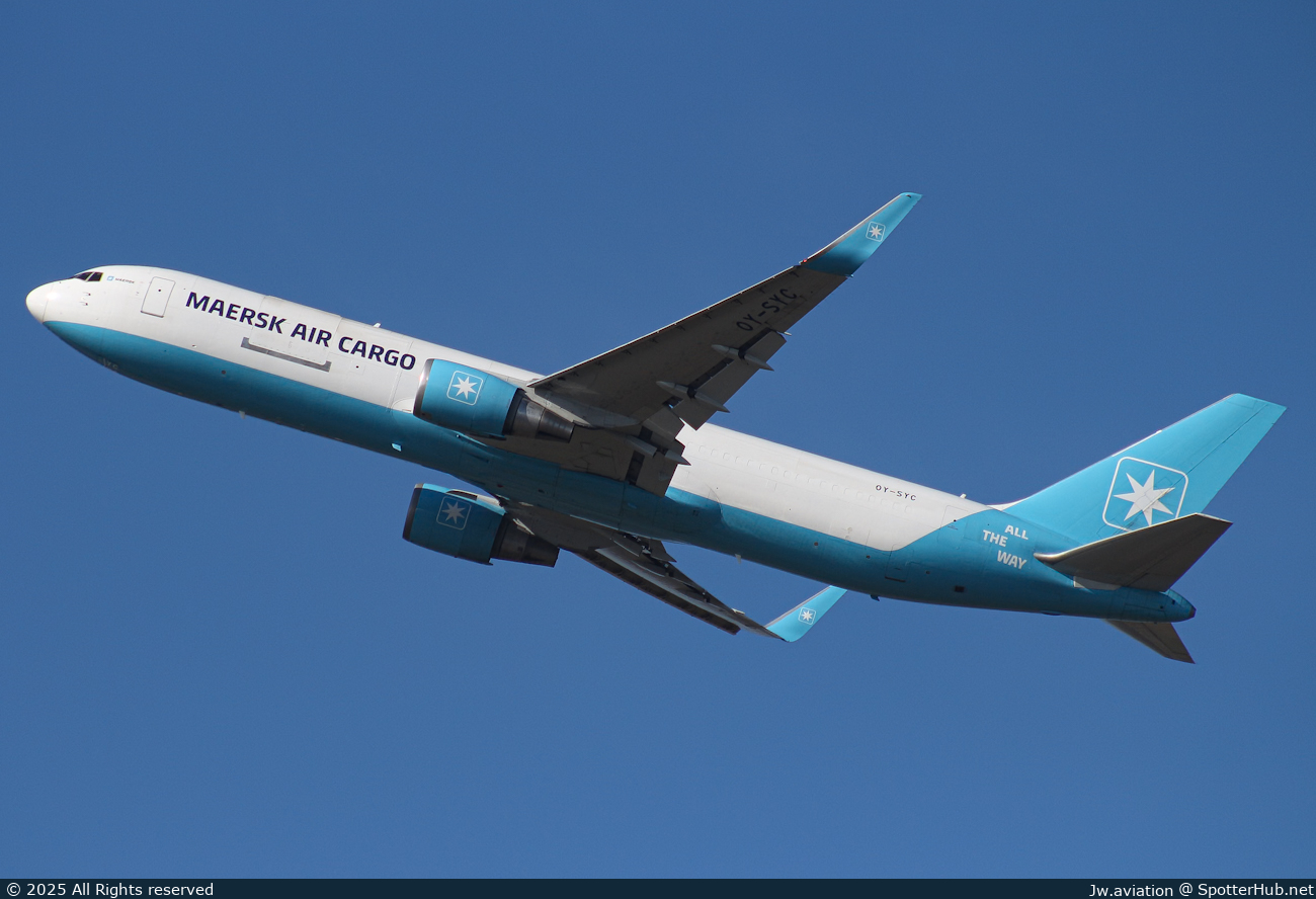 Photo of OY-SYC - Boeing 767-3P6(ER)(BDSF) operated by Maersk Air Cargo
