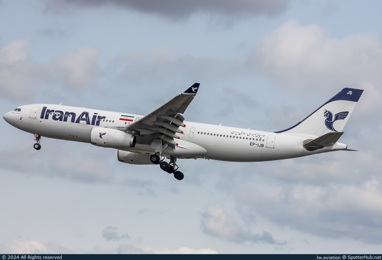 Photo of EP-IJB - Airbus A330-243 operated by Iran Air