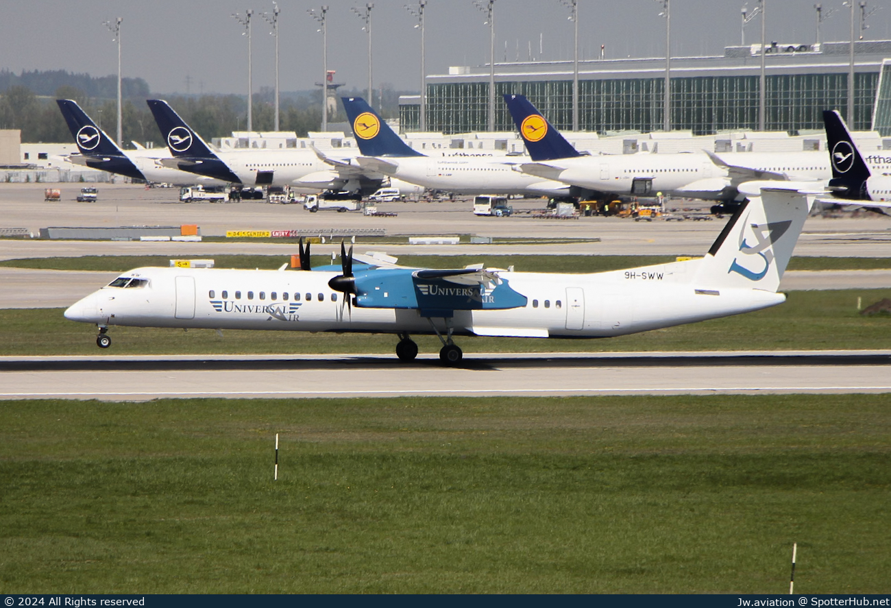 Photo of 9H-SWW - Bombardier DHC-8-402 Dash 8 Q400 operated by Universal Air