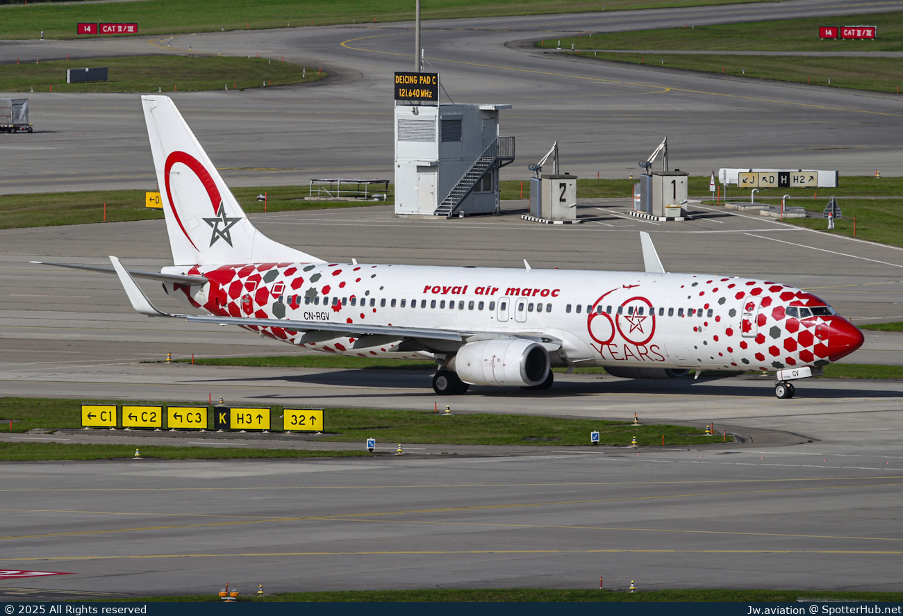 Photo of CN-RGV - Boeing 737-85P operated by Royal Air Maroc