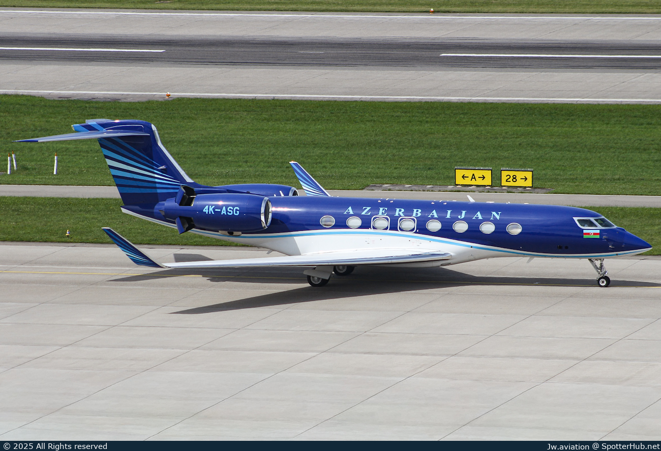 Photo of 4K-ASG - Gulfstream G650 operated by ASG Business Aviation