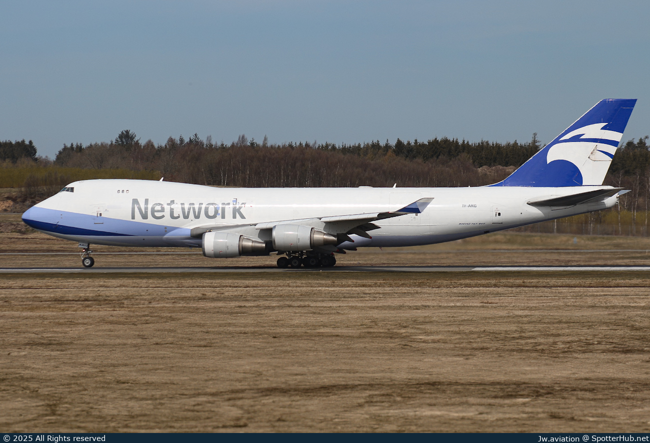 Photo of TF-AKG - Boeing 747-409F operated by Network Aviation (opb Air Atlanta Icelandic)