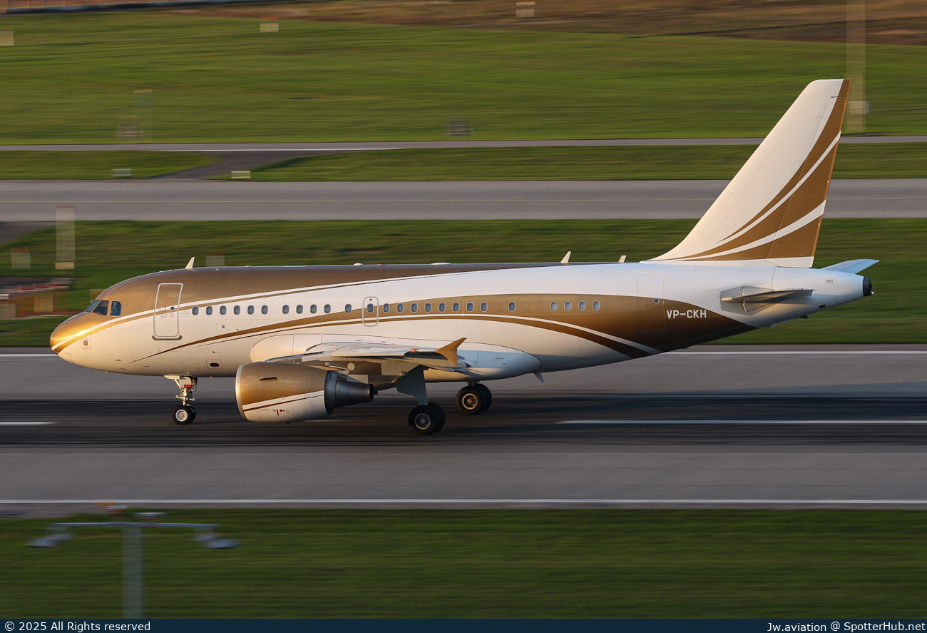 Photo of VP-CKH - Airbus A318-112(CJ) Elite operated by NAS National Air Services