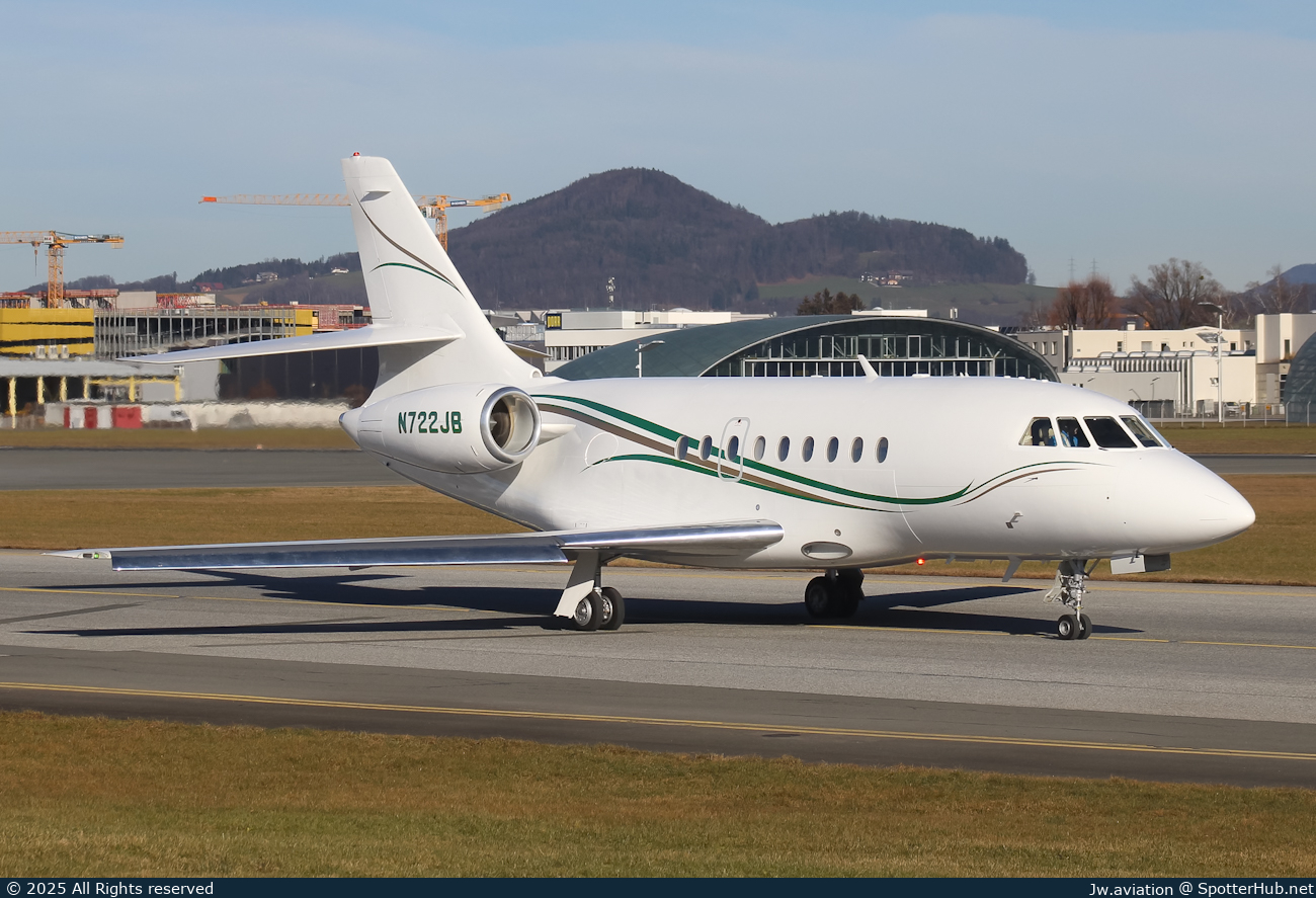 Photo of N722JB - Dassault Falcon 2000 operated by Private