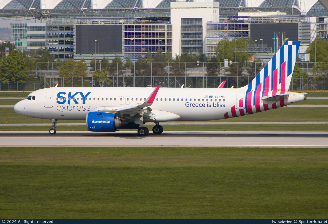 Photo of SX-NIG - Airbus A320-251N operated by Sky Express