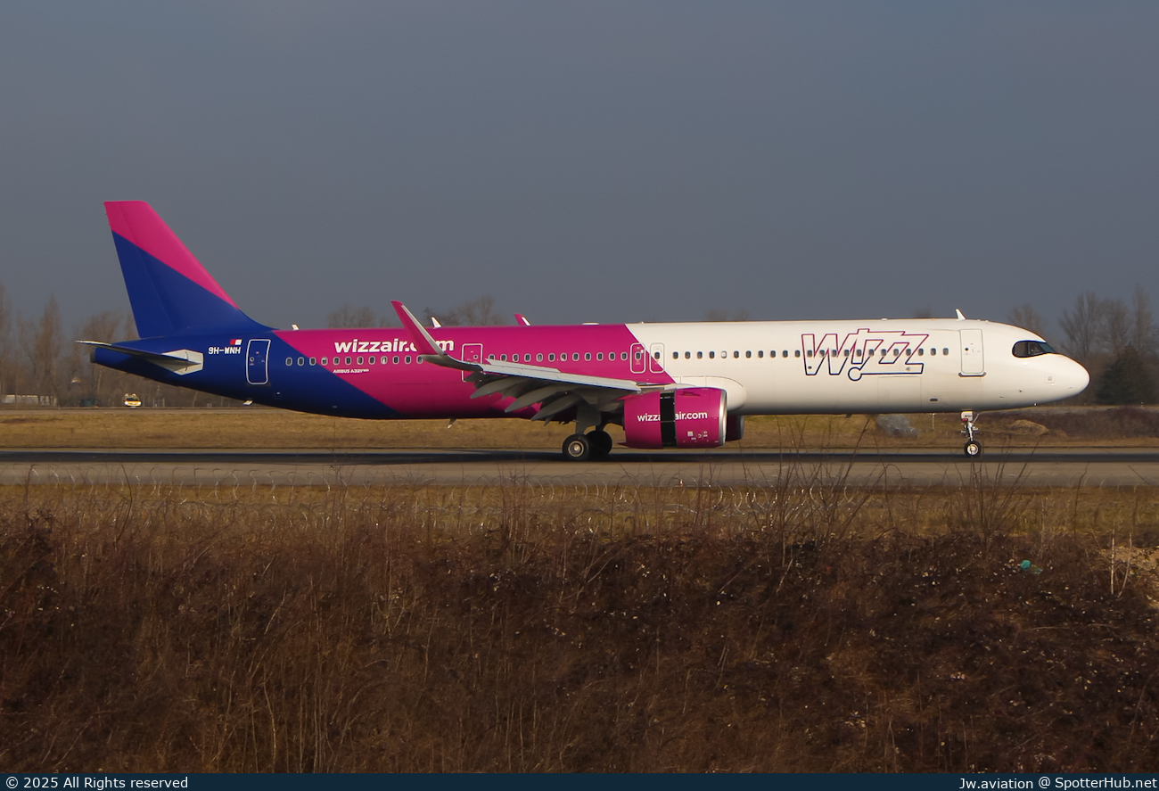 Photo of 9H-WNH - Airbus A321-271NX operated by Wizz Air Malta