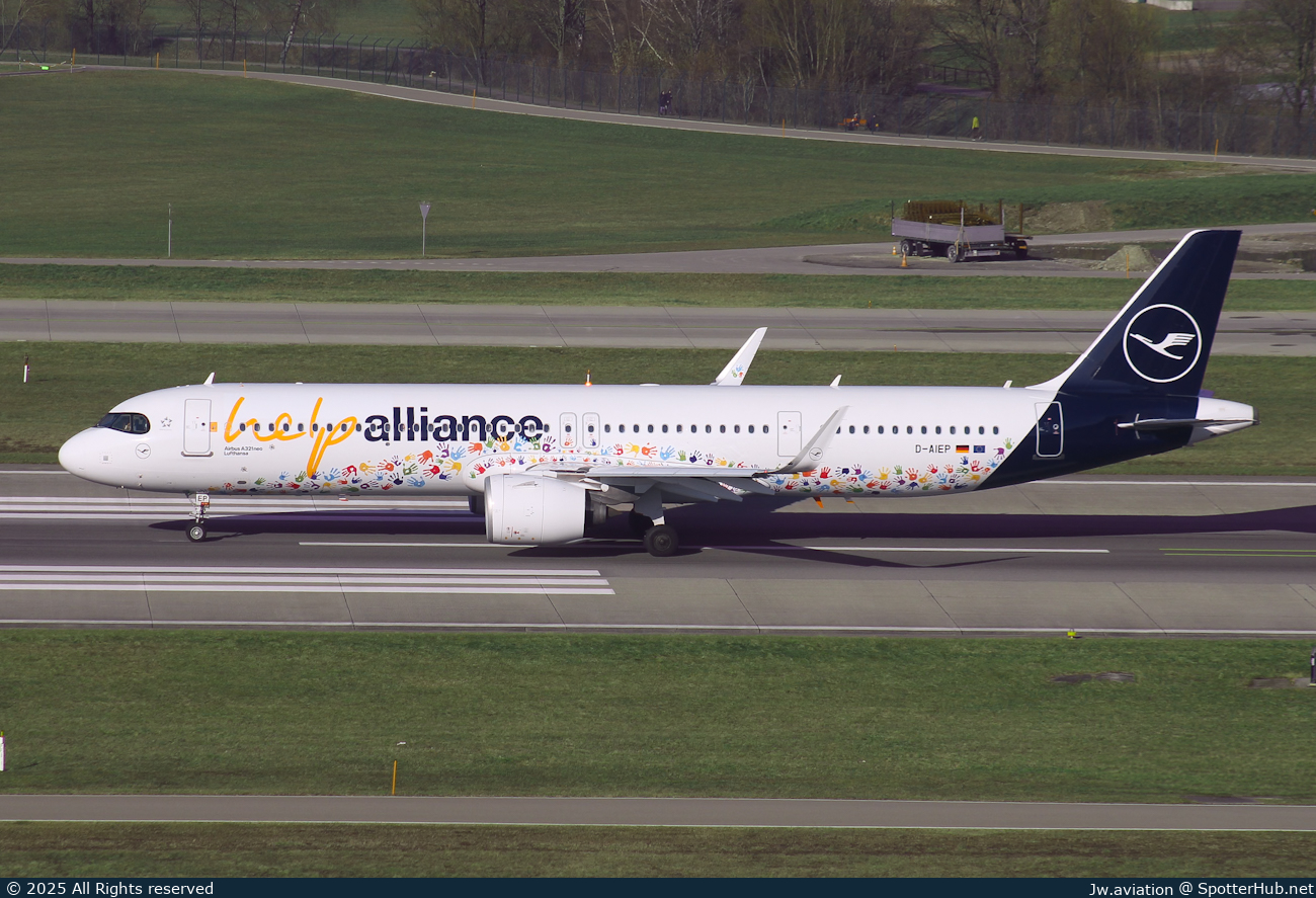 Photo of D-AIEP - Airbus A321-271NX operated by Lufthansa