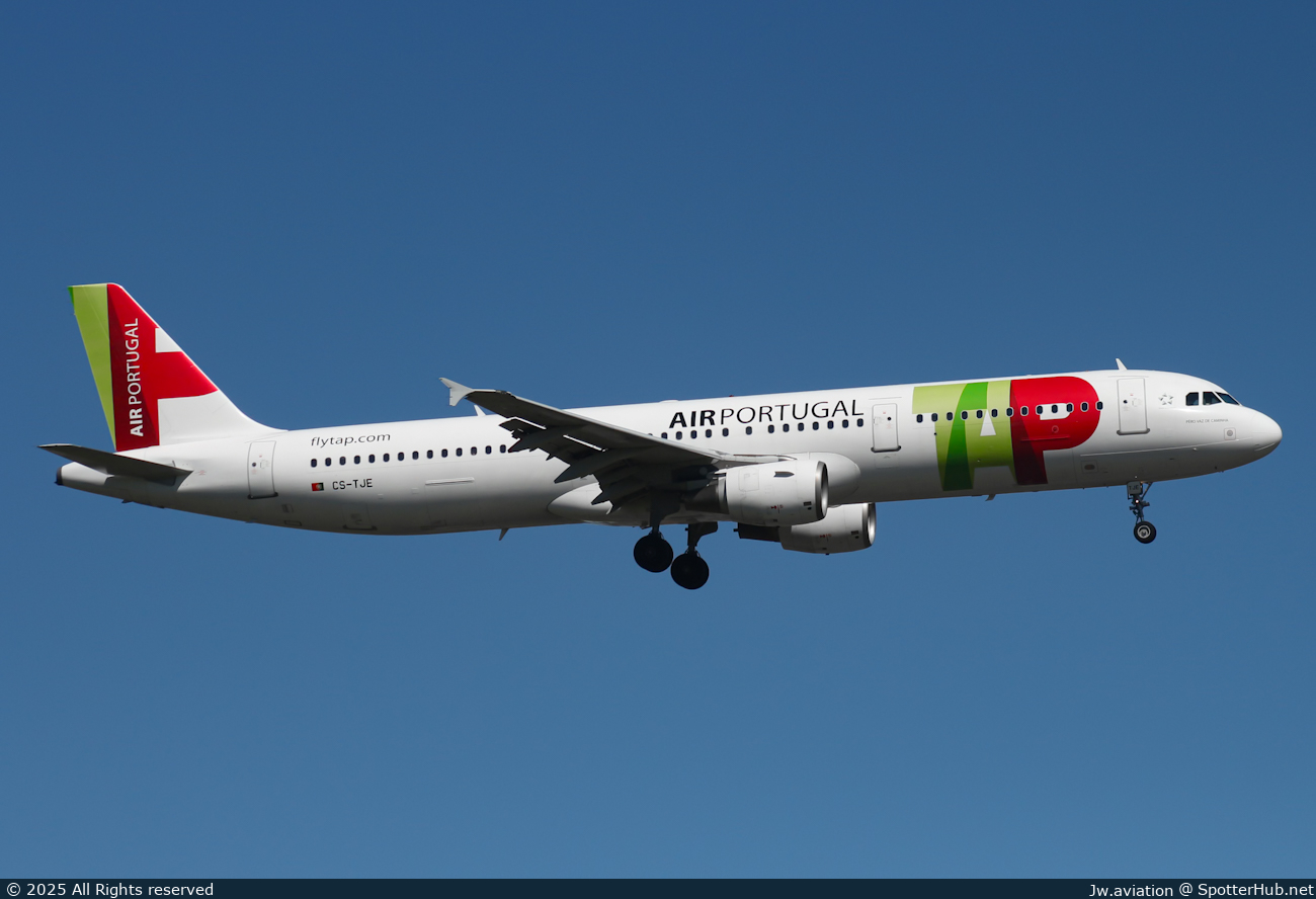Photo of CS-TJE - Airbus A321-211 operated by TAP Air Portugal