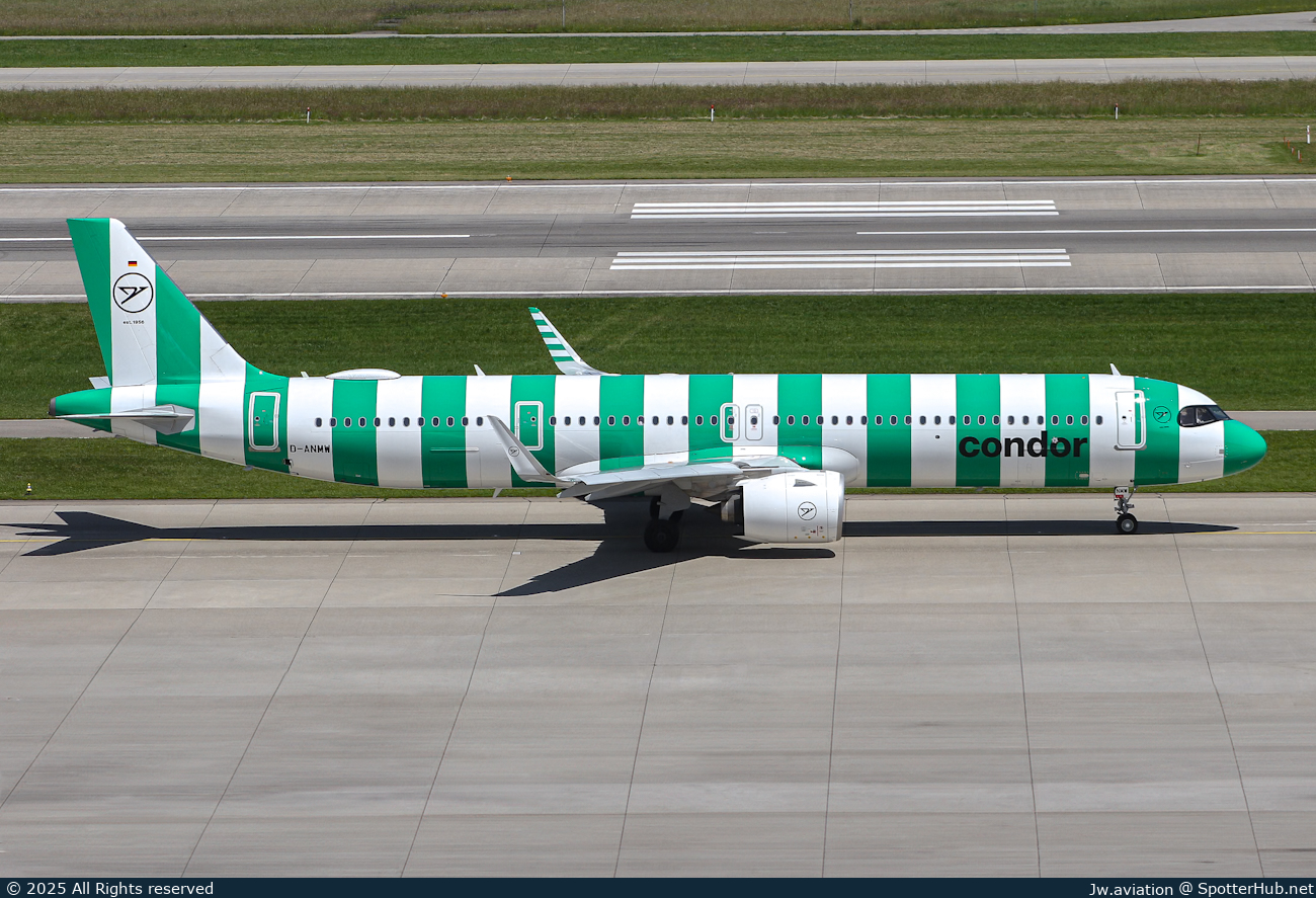 Photo of D-ANMW - Airbus A321-271NX operated by Condor