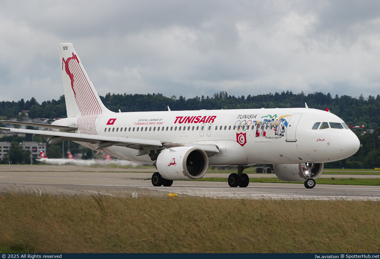 Photo of TS-IMX - Airbus A320-251N operated by Tunisair