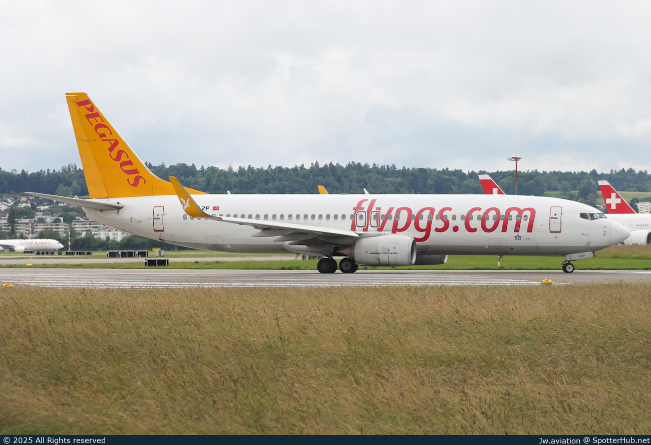 Photo of TC-AZP - Boeing 737-82R operated by Pegasus Airlines