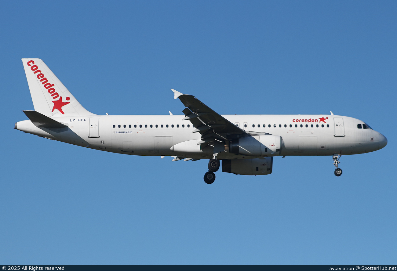 Photo of LZ-BHL - Airbus A320-232 operated by Corendon Airlines (opb BH Air)