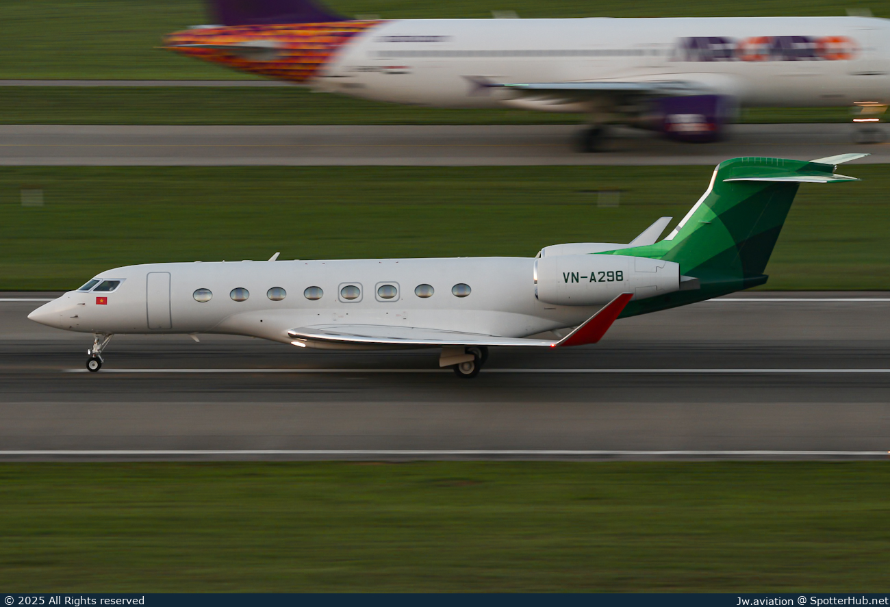 Photo of VN-A298 - Gulfstream G650ER operated by Sun Air Vietnam
