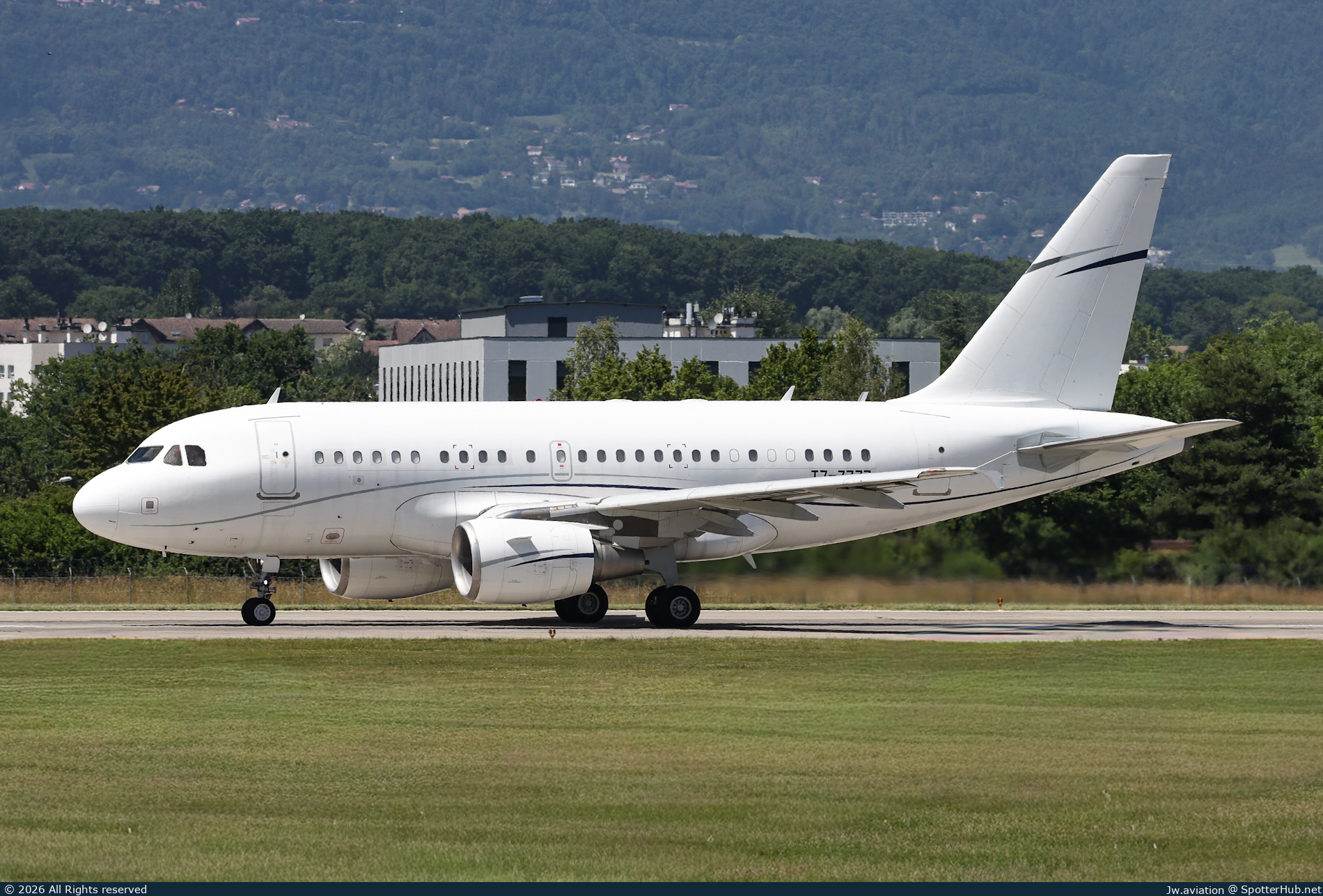 Photo of T7-7777 - Airbus A318-112(CJ) Elite operated by TAG Aviation San Marino