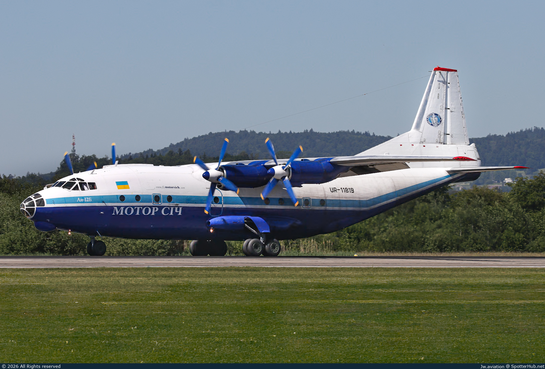 Photo of UR-11819 - Antonov An-12BK operated by Motor Sich Airlines