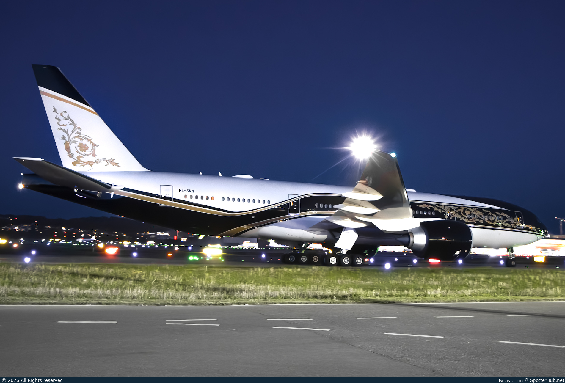 Photo of P4-SKN - Boeing 777-2FB(LR) operated by Government of Equatorial Guinea