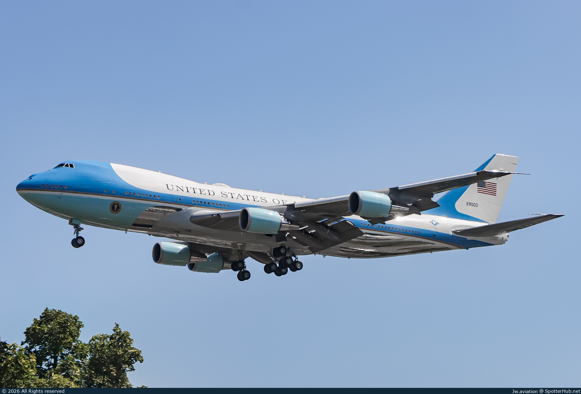 Photo of 92-9000 - Boeing VC-25A operated by US Air Force