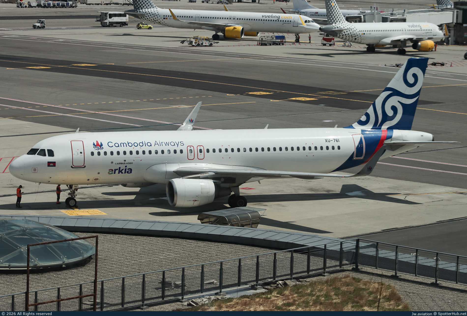 Photo of XU-761 - Airbus A320-214 operated by Arkia Israeli Airlines (opb Cambodia Airways)