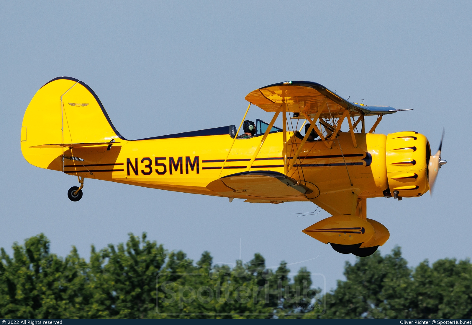 Photo of N35MM - WACO YMF-F5C operated by Private
