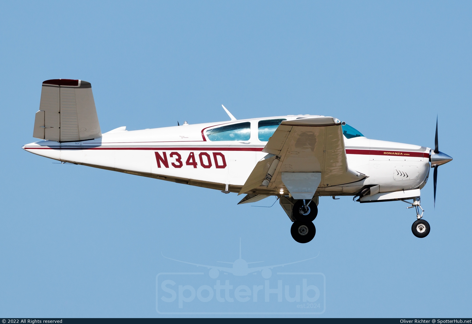 Photo of N340D - Beechcraft V35A Bonanza operated by Private