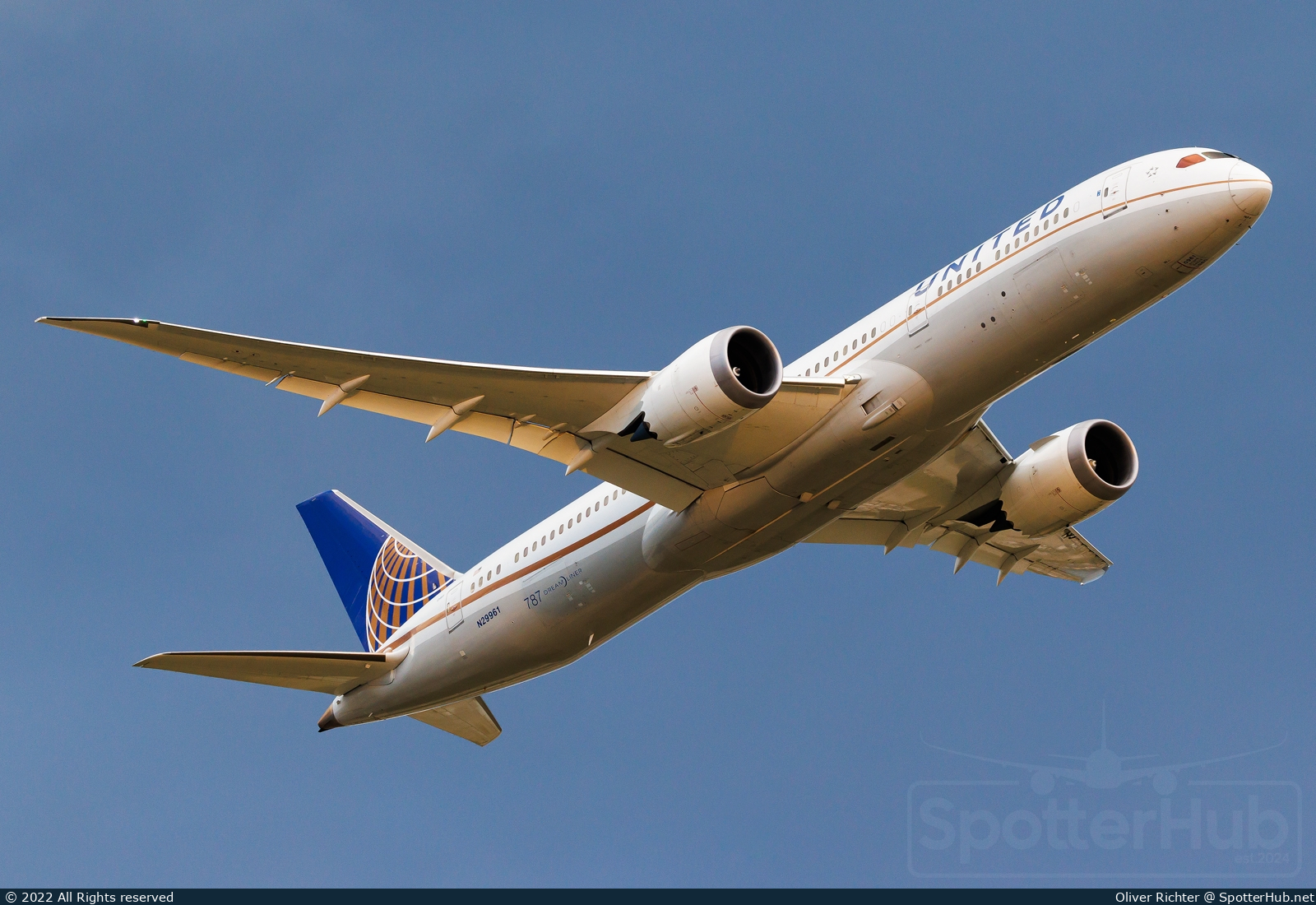 Photo of N29961 - Boeing 787-9 Dreamliner operated by United Airlines