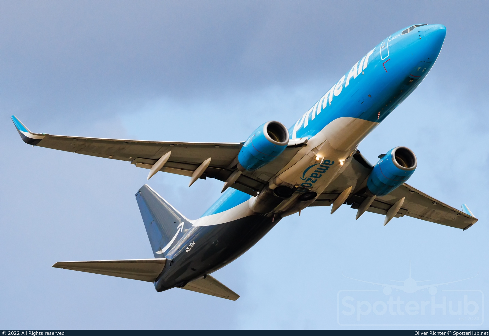 Photo of N5261A - Boeing 737-83N(BCF) operated by Amazon Prime Air (opb Sun Country Airlines)