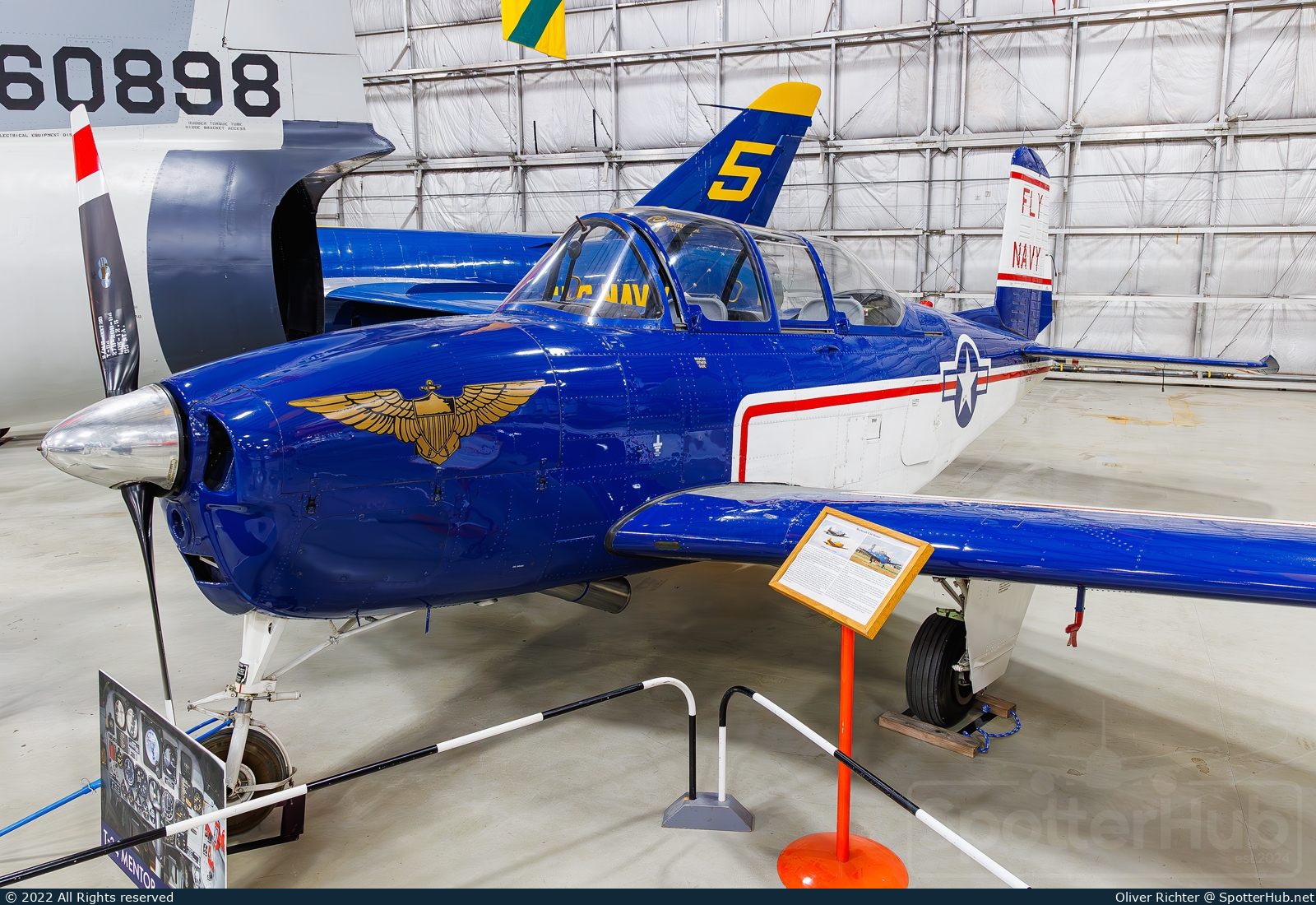 Photo of N76815 - Beechcraft T-34B Mentor operated by Air Zoo Museum