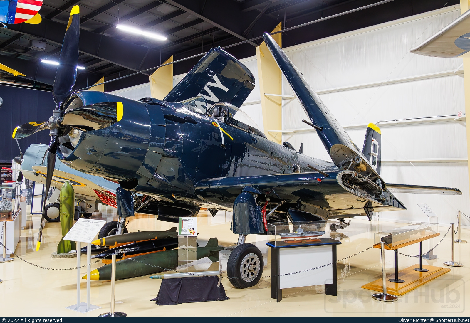Photo of NX92034 - Douglas AD-4N Skyraider operated by Air Zoo Museum