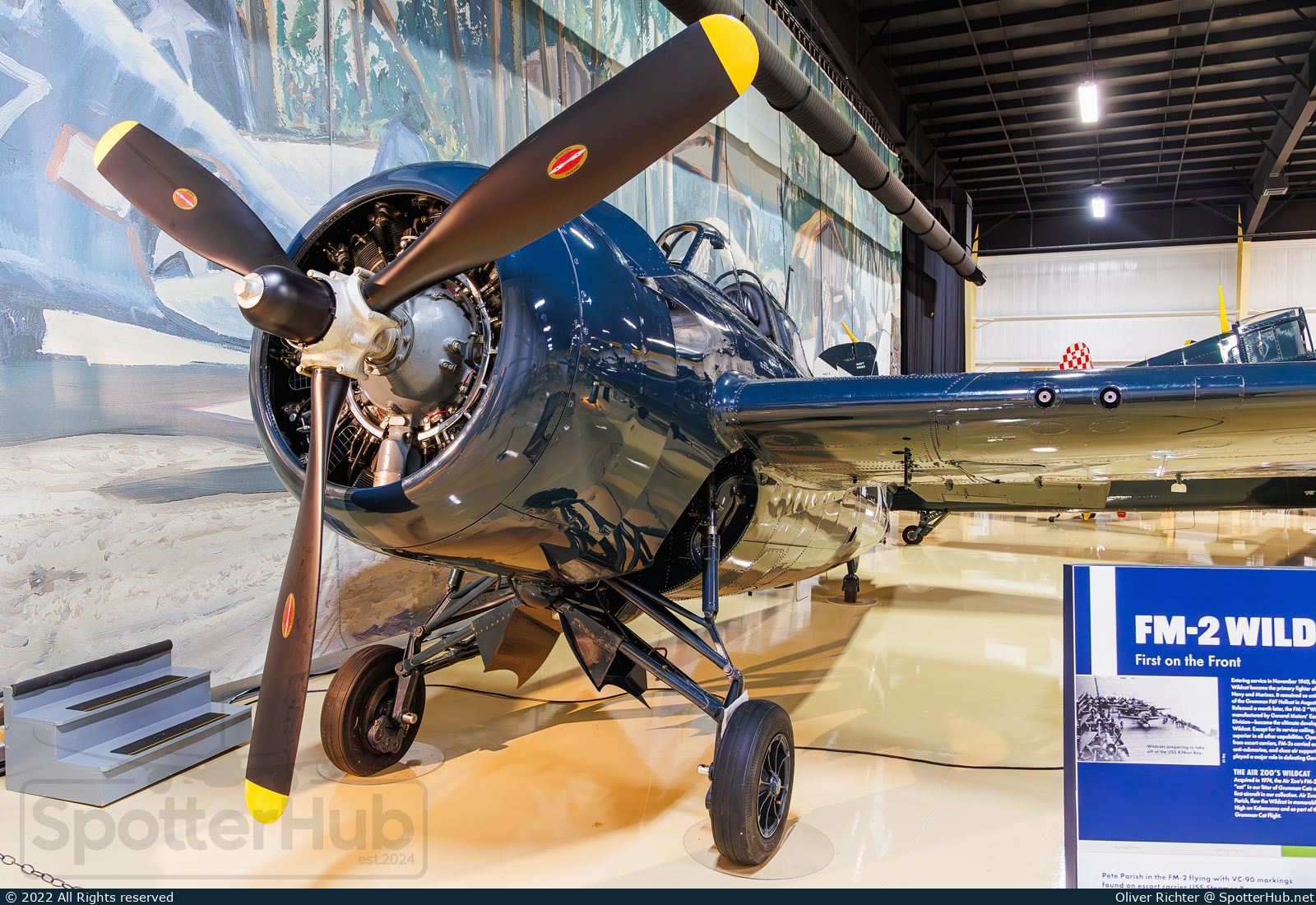 Photo of NL1PP - Grumman FM-2 Wildcat operated by Air Zoo Museum